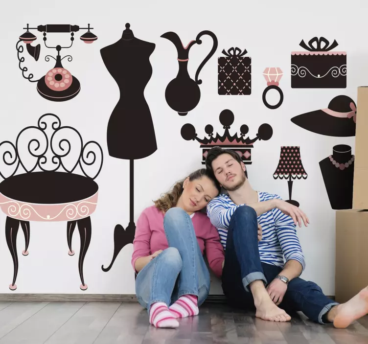 Vintage matrica gyűjteménye - TenStickers