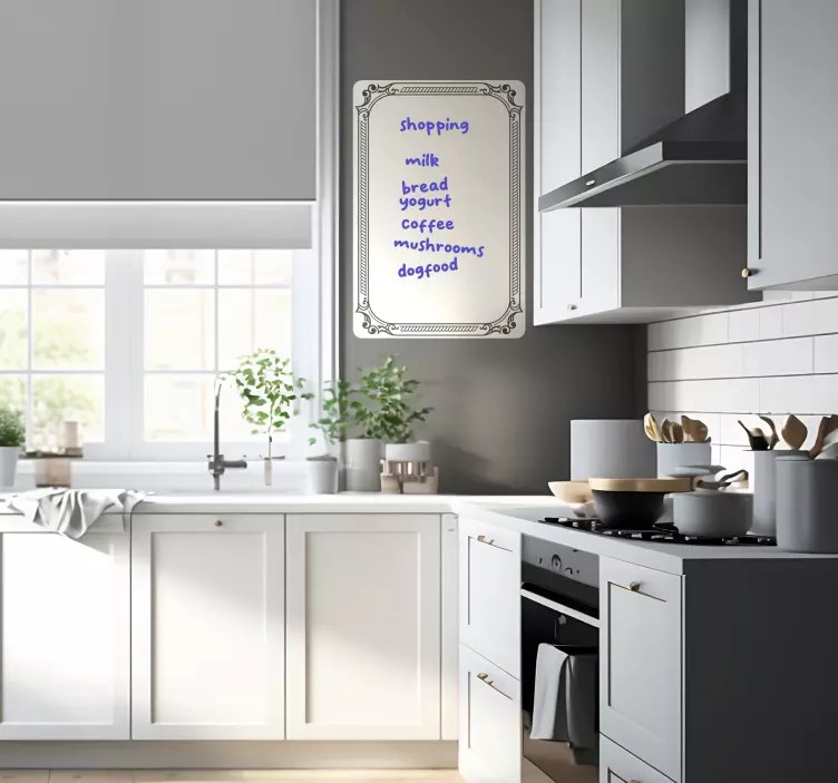 Régi matrica vintage FehérTábla - TenStickers