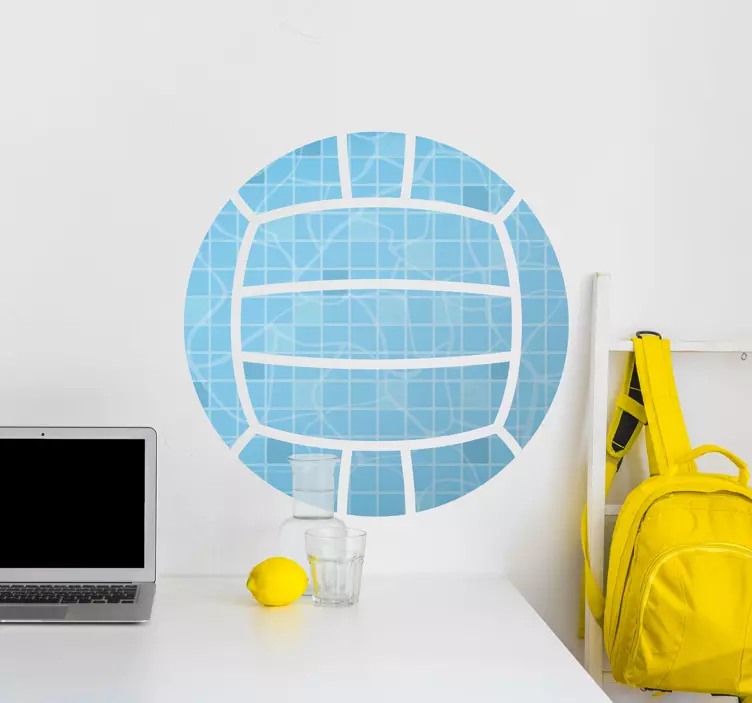Vízilabda labda fali dekoráció - TenStickers