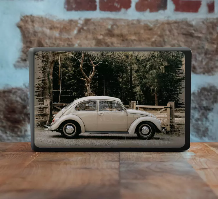 Vw bogár vinyl laptopok - TenStickers