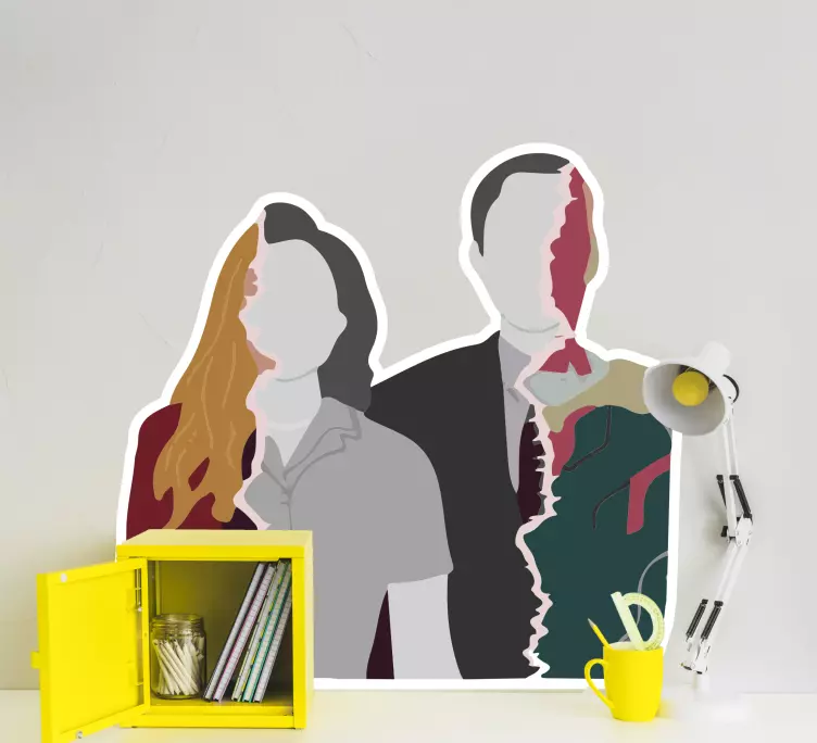 Wanda vision silhouette falmatrica - TenStickers