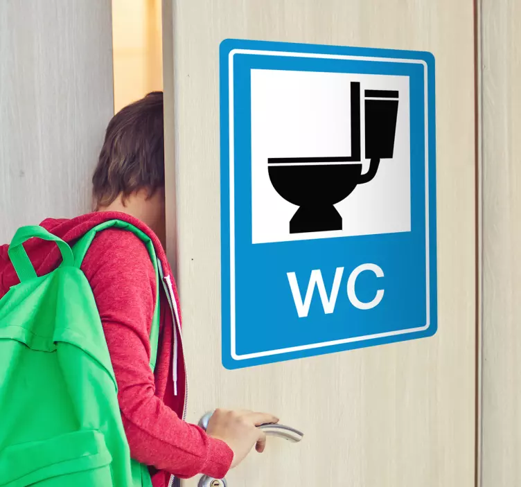 Wc matricák wc jel - TenStickers