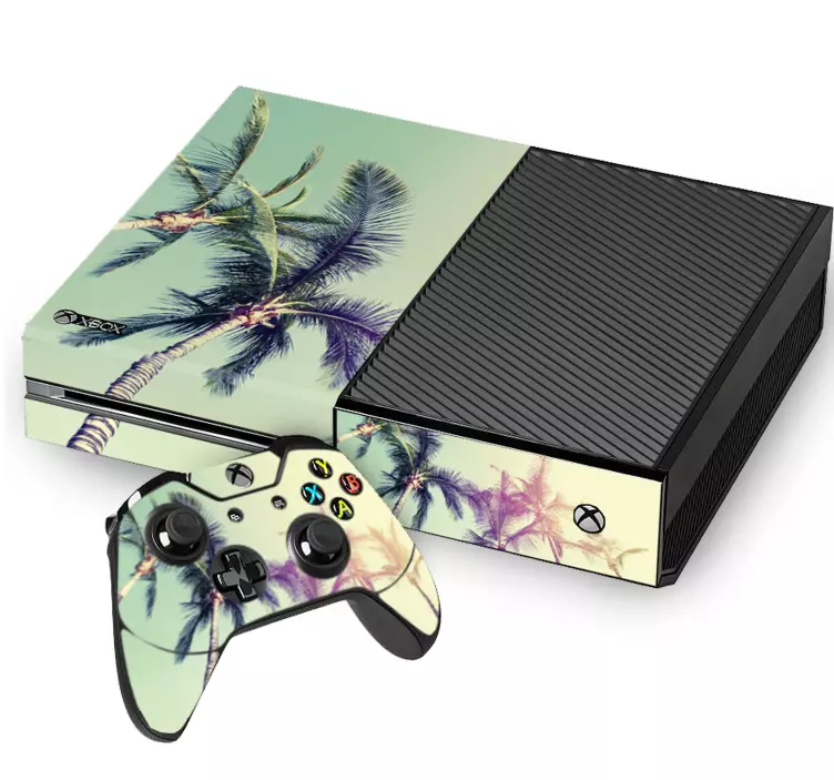 Xbox palm tree táj fa fal matrica - TenStickers