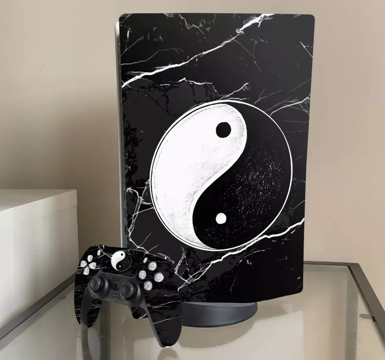 Yin yang téma Matrica Ps5 - TenStickers