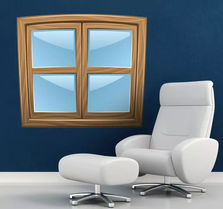 Zárt ablakok matrica - TenStickers