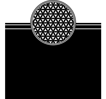 Az élet virága mandala Matrica ablakok és üveg - TenStickers
