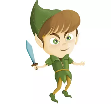 Peter pan gyerekek matrica - TenStickers