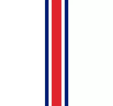Nagy-britanniai autócsíkos matrica - TenStickers