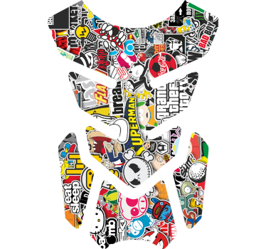 Matrica bomba motoros matrica - TenStickers