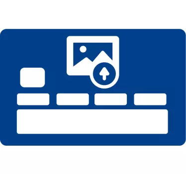 Testreszabható hitelkártya matrica - TenStickers