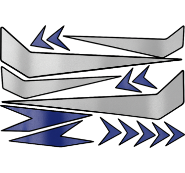 Sisak grafikai tervezés motoros matrica - TenStickers