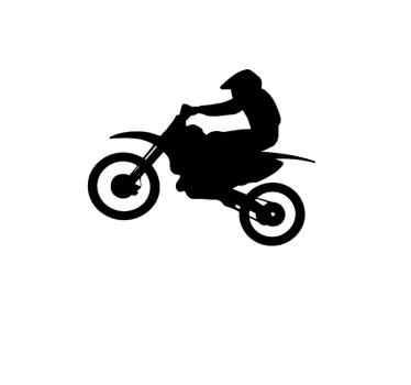 Motoros járművön motoros matrica - TenStickers