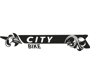 Kerékpáros város gyűjtemény matrica bicikli - TenStickers
