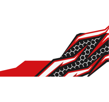 Személyre szabott versenydizájn motoros matrica - TenStickers