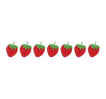 Eper mintás matrica bicikli - TenStickers