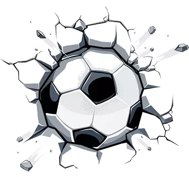 3d foci gyerekek matrica futball matrica - TenStickers