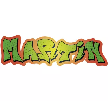 Graffiti stílusban testreszabható bicikli matrica - TenStickers