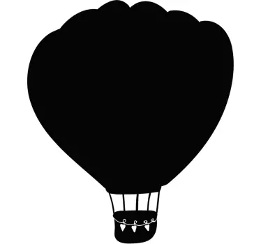 Hőlégballon tábla matrica - TenStickers