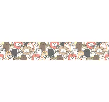 állatgyűjtemény fal matrica - TenStickers