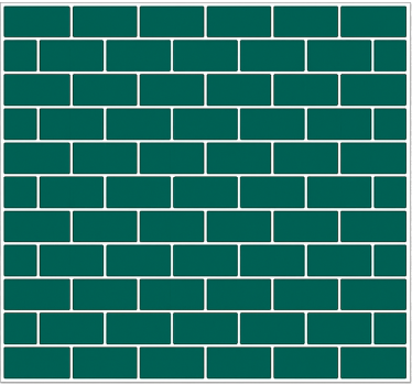 Emerald green matrica fürdőszobák - TenStickers
