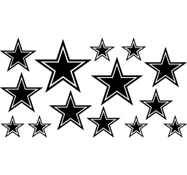 Tuningcsillagok autó matrica - TenStickers