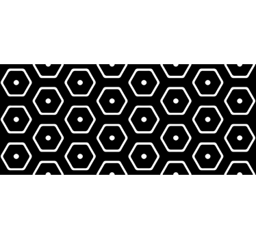 Geometrikus minimalista mintájú bútor matrica - TenStickers