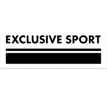 Exkluzív sport Övek autó matrica - TenStickers