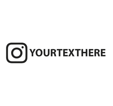 Instagram felhasználónév autó matrica - TenStickers
