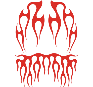 Inferno rider pack motoros matrica - TenStickers
