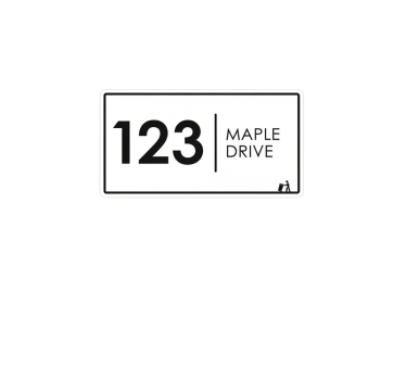 Modern minimalista cím - erdei állatok falmatrica - TenStickers