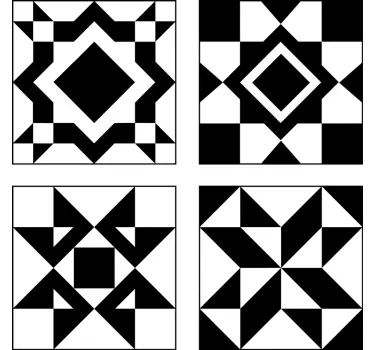 Geometriai csempe matrica - TenStickers