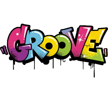 Stilizált vagány graffiti autó matrica - TenStickers