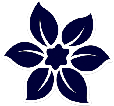Elegáns virágzás autó matrica - TenStickers