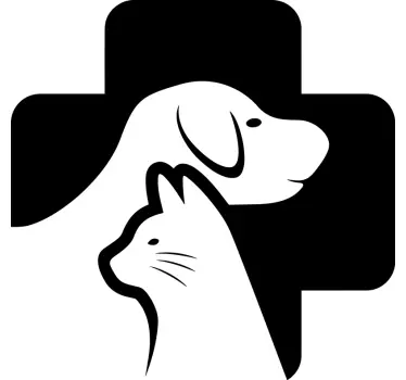 állat-egészségügyi matrica - TenStickers