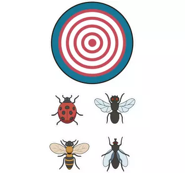 Piszoár cél otthoni matrica - TenStickers