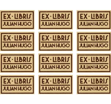 Könyv matricák címkék irodalom fali matrica - TenStickers