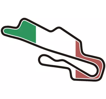 Mugello áramköri matrica - TenStickers