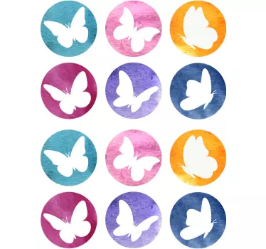 Pillangó állatok pillangó matrica - TenStickers
