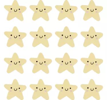 Csecsemő csillagok tér matrica - TenStickers