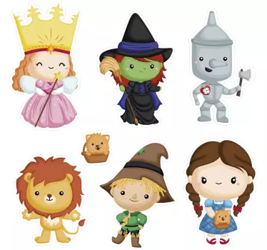 Gyermek varázsló oz fantasy matrica - TenStickers