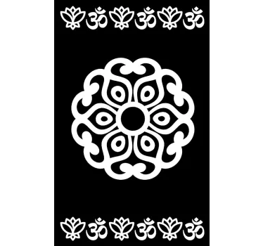 Eredeti mandala ablak matrica - TenStickers