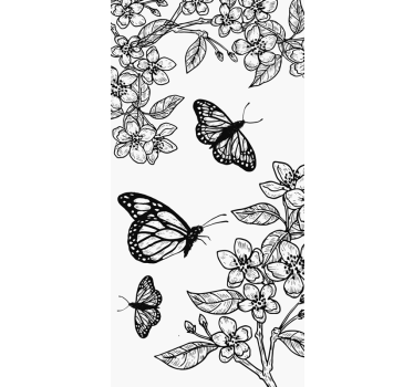 Ablak lepidoptera ablak matrica - TenStickers