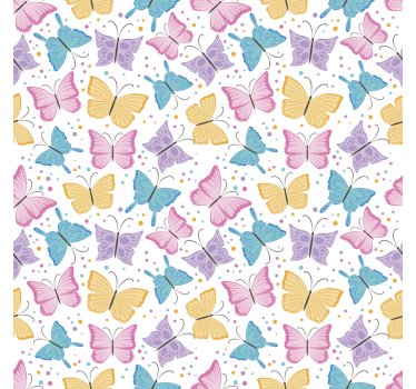 Gyönyörű pillangóablak matrica - TenStickers