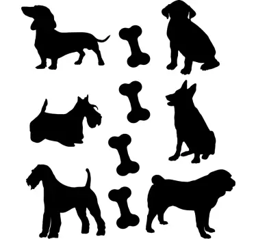 Bútor állat szett matrica - TenStickers