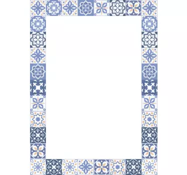 Csempe keret tükör fal matrica - TenStickers