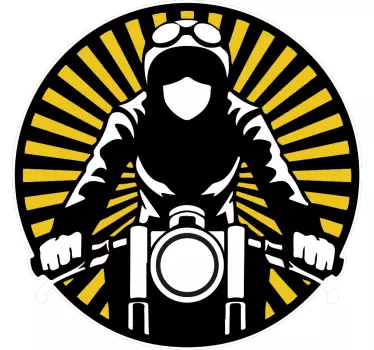 Motorkerékpáros vintage matricák - TenStickers
