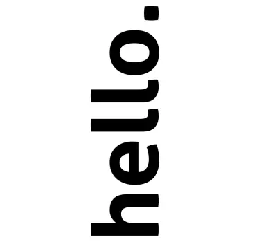 Szia üvegajtós matrica - TenStickers