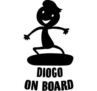 Vicces karakter az Úton - autó matrica - TenStickers