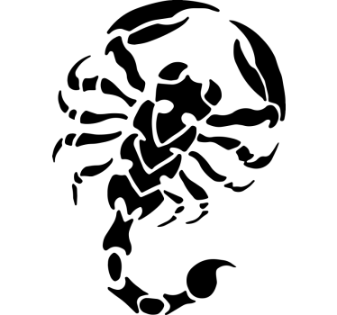 Skorpió autó matrica - TenStickers