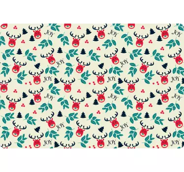 örömteli rénszarvas koncepció Matrica laptophoz - TenStickers